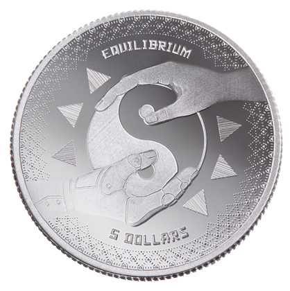 Tokelau: Equilibrium 1 oz Plata 2020