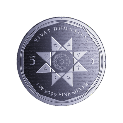 Tokelau: Vivat Humanitas 1 oz Plata 2022