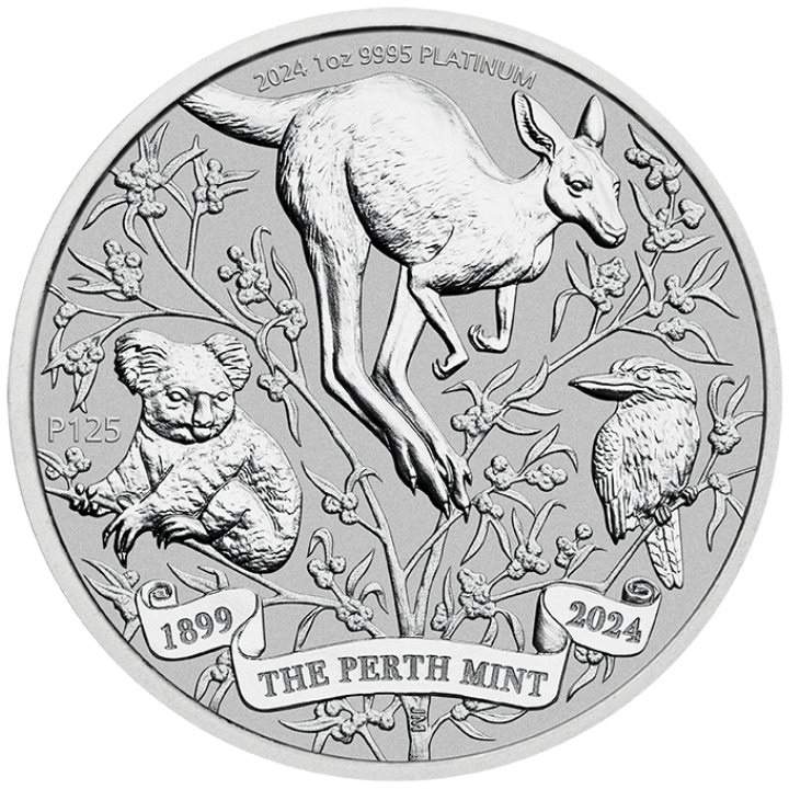 Perth Mint 125. rocznica powstania 1 uncja Platyny 2024